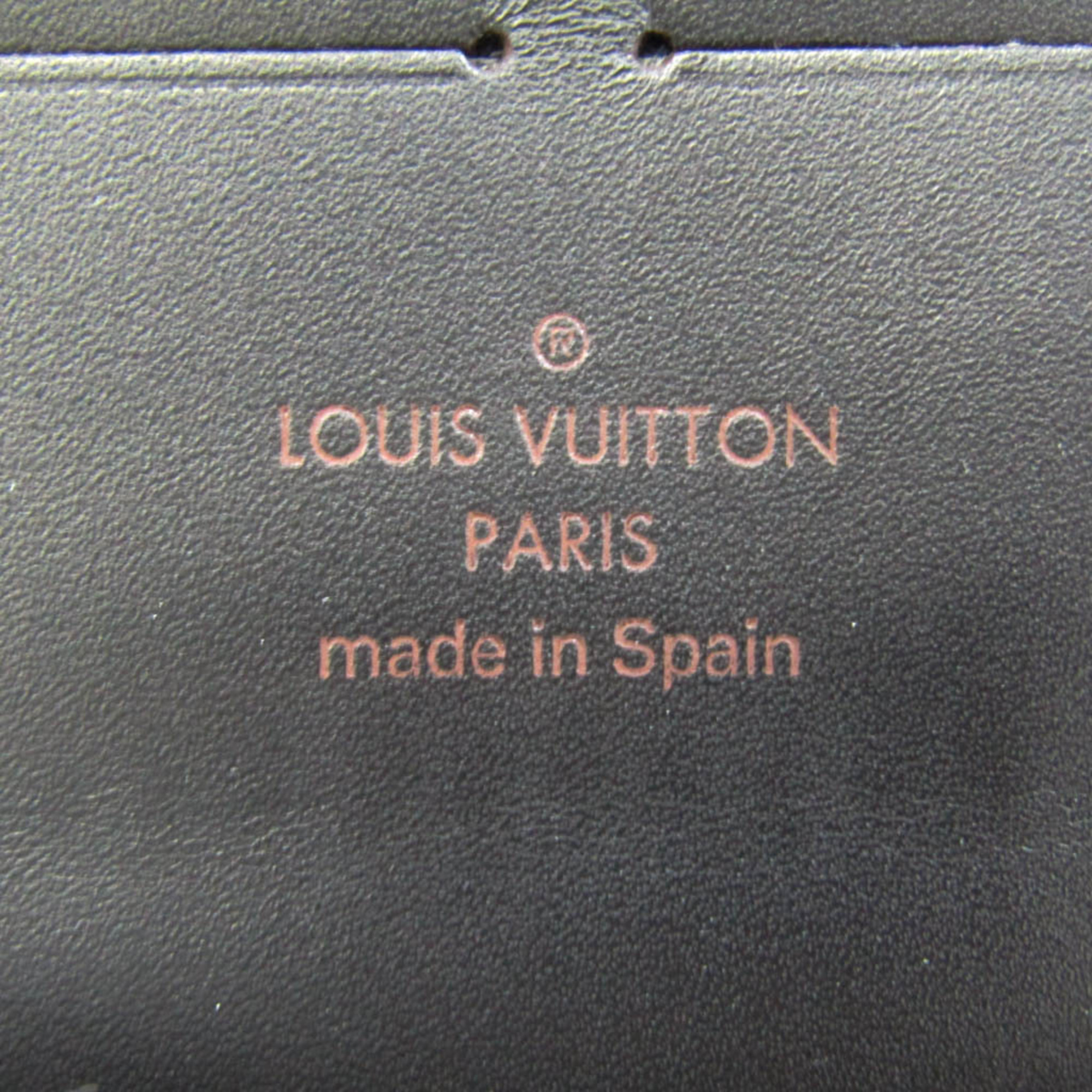 Louis Vuitton Utah Zippy Organizer M97025 Men's Utah Leather Long Wallet (bi-fold) Coffee