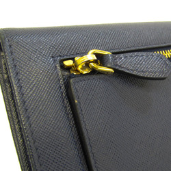 Prada Saffiano 1M1426  Wallet (bi-fold) Blue