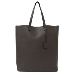 SAINT LAURENT Bag Ladies Tote Shoulder Leather Gray Greige 396906