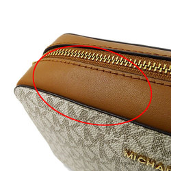 Michael Kors Handbag MK Jet Set Sling Bag With Dust Bag (Brown