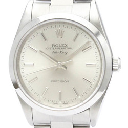 Polished ROLEX Air King 14000M F Serial Steel Automatic Mens Watch BF557770