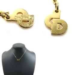 Christian Dior necklace CD metal gold unisex
