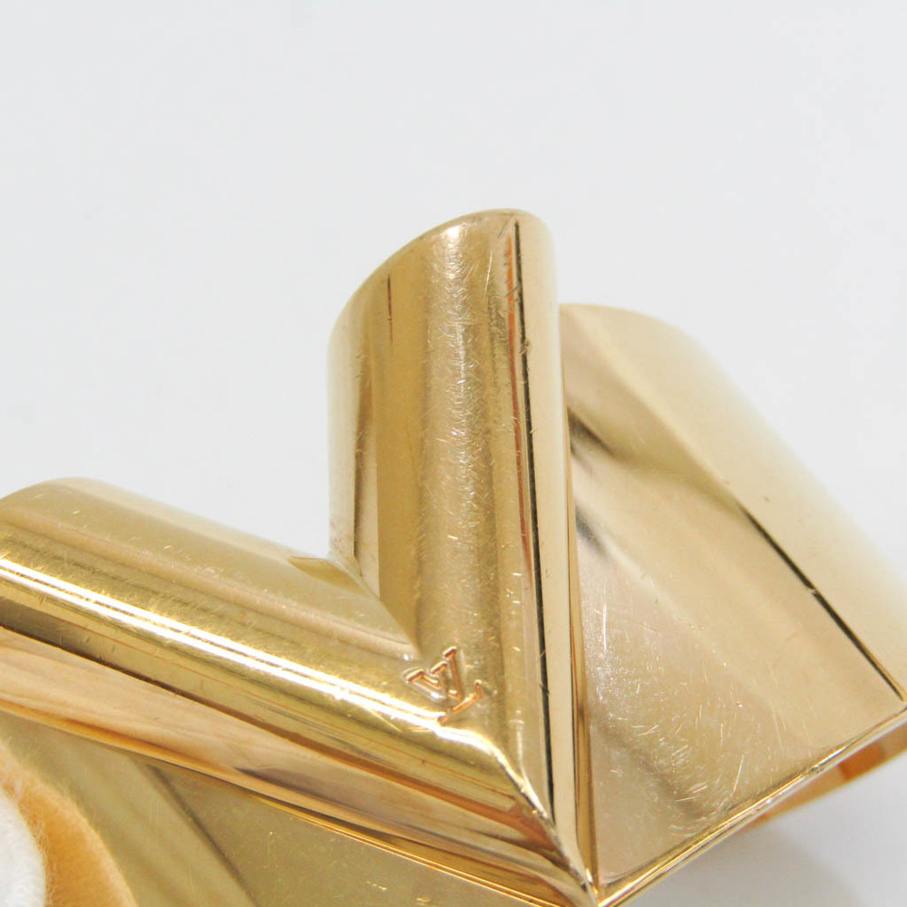 Louis Vuitton Essential V Band Ring M61086 Golden Metal ref.802908
