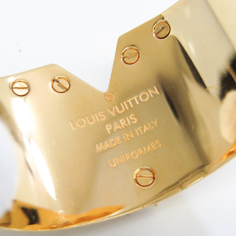 LOUIS VUITTON Essential V Bracelet Golden Metal