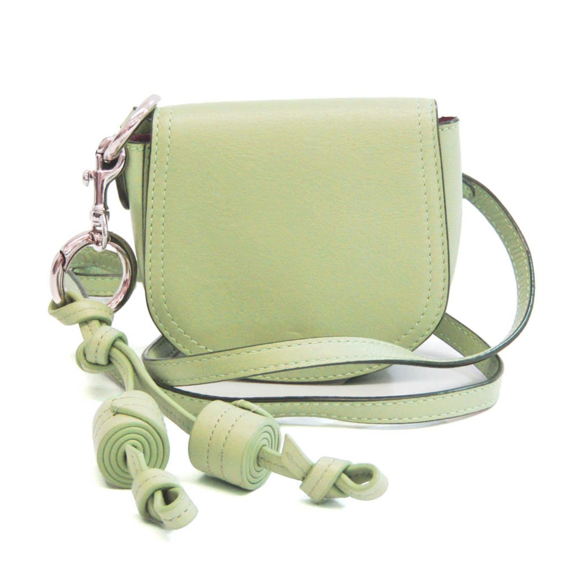 J&M Davidson Women's Leather Shoulder Bag Green