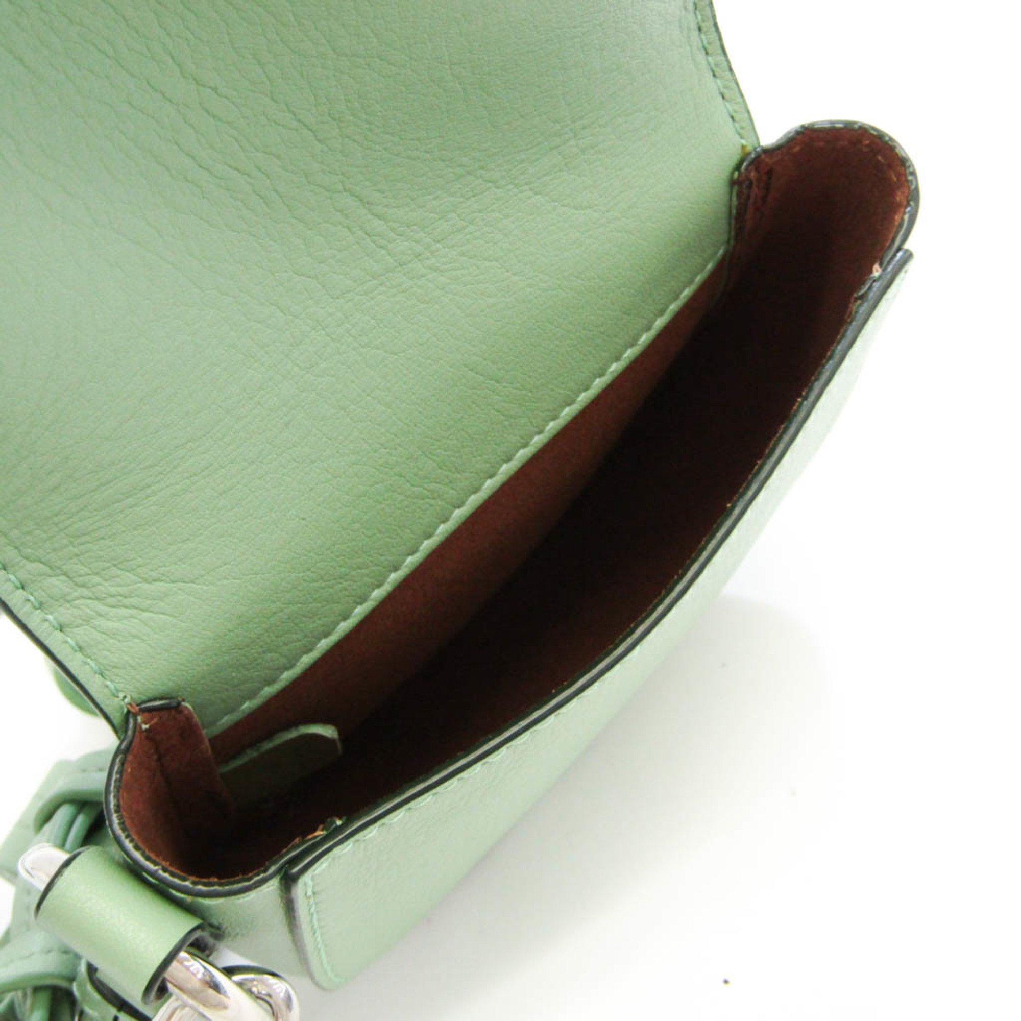 J&M Davidson Women's Leather Shoulder Bag Green