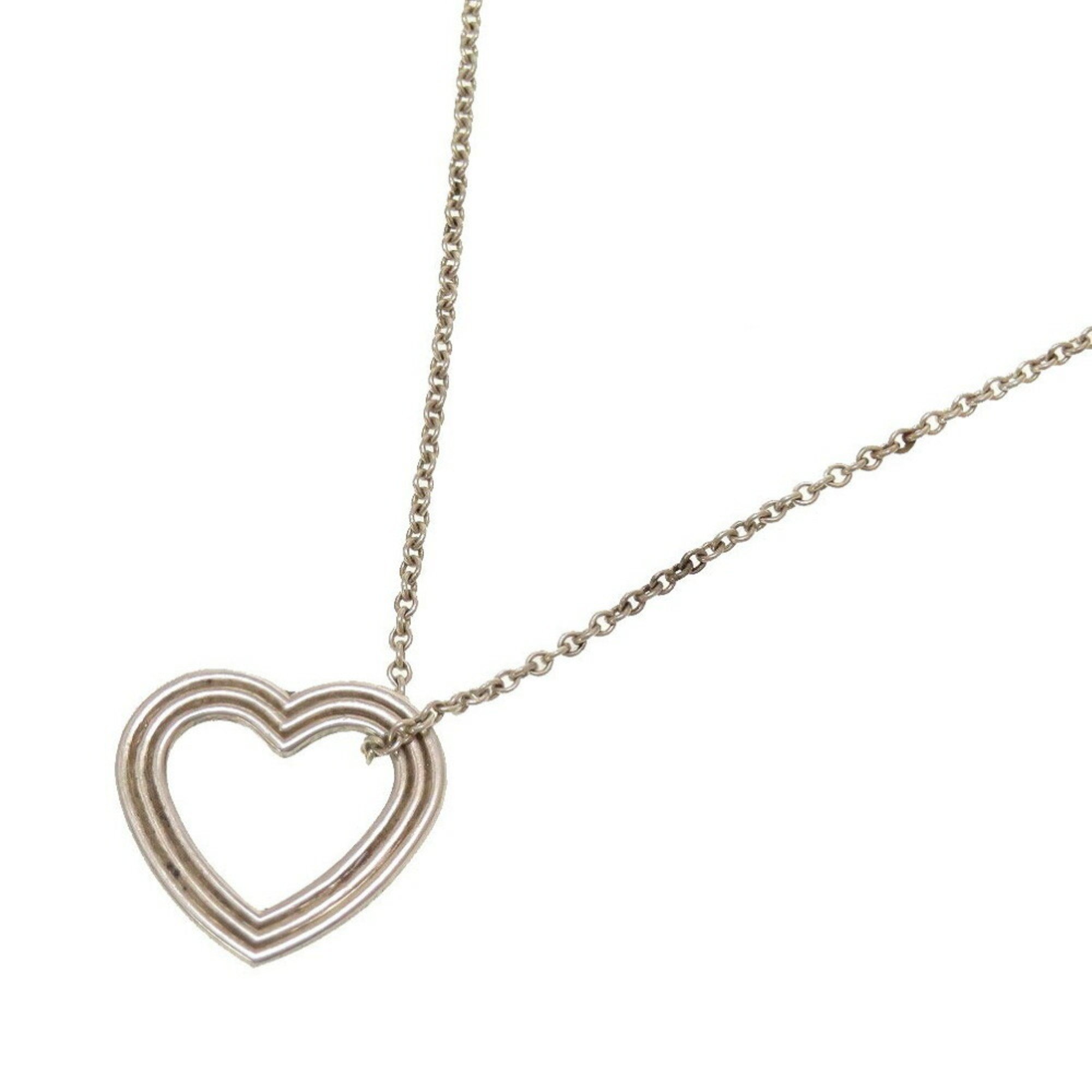 Tiffany menard heart 925 silver necklace