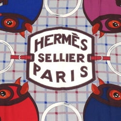 Hermes Carre 140 SELLIER Racehorse Horse Cashmere Silk Rouge Ash Stole Scarf Red