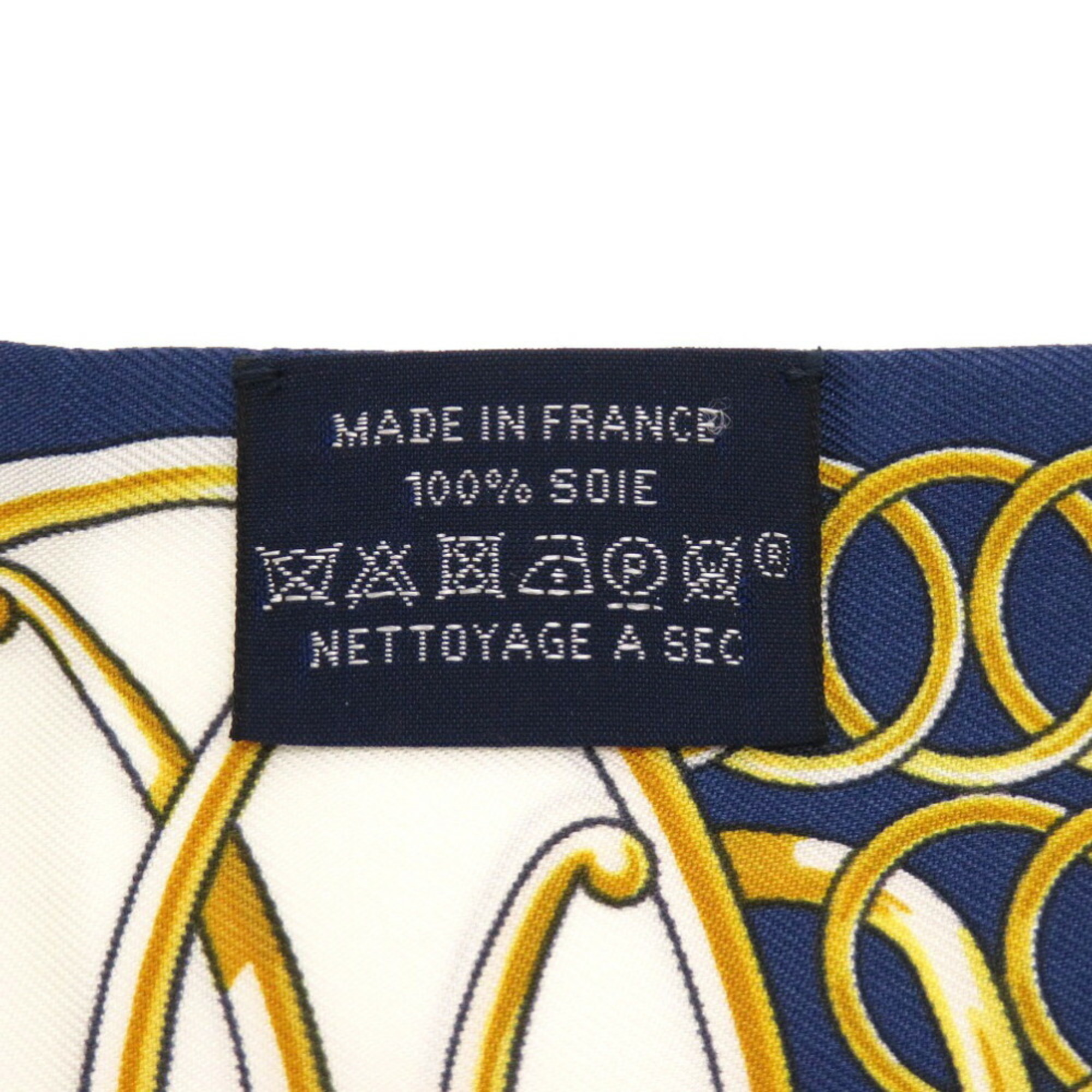 Hermes Lift Profile lift profile scarf muffler silk navy blue