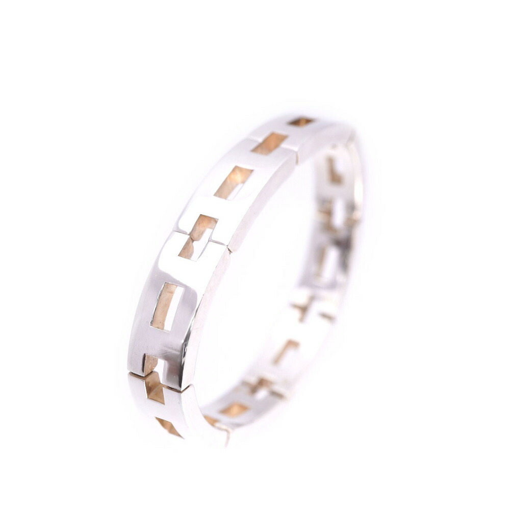 Hermes H Motif Bangle Bracelet Silver 925 | eLADY Globazone