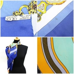 Hermes Silk Scarf Muffler Carre 90 "permi lesfleurs je compt les heures" Time spent in flowers HERMES Ladies