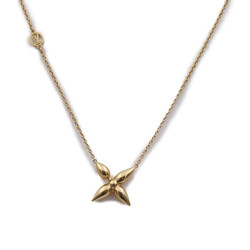 Authentic - Louis Vuitton M00365 Collier Louisette Necklace Gold Lv Chain  Women