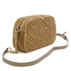 Gg marmont leather bag Gucci Brown in Leather - 25926473