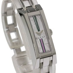 Gucci YA110 square face watch stainless steel SS ladies GUCCI