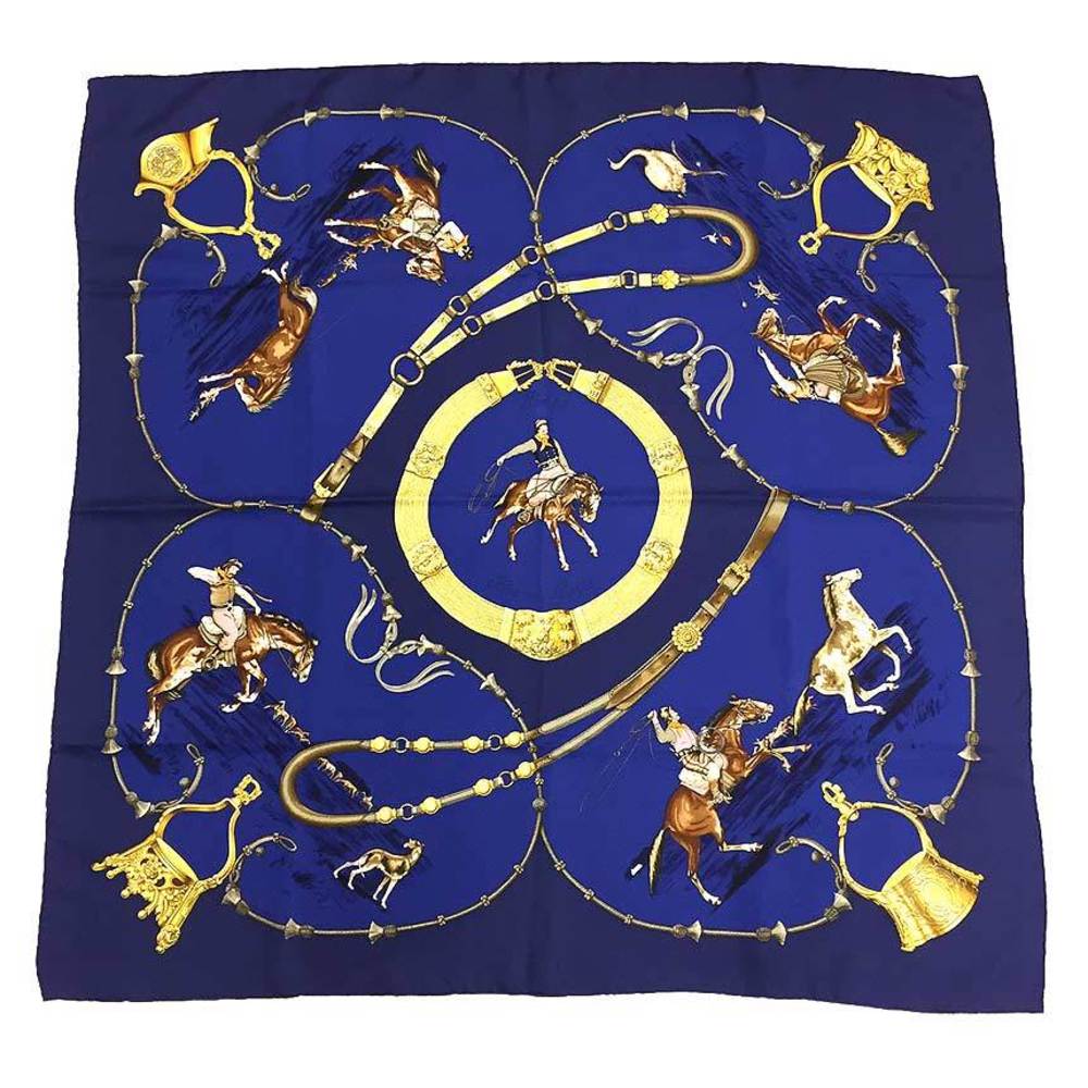 Hermes Carré 40 World Map Scarf