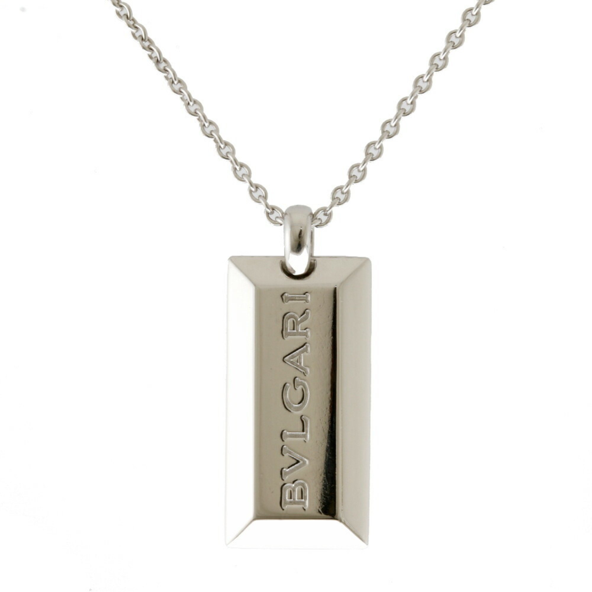 Ladies gold clearance ingot necklace