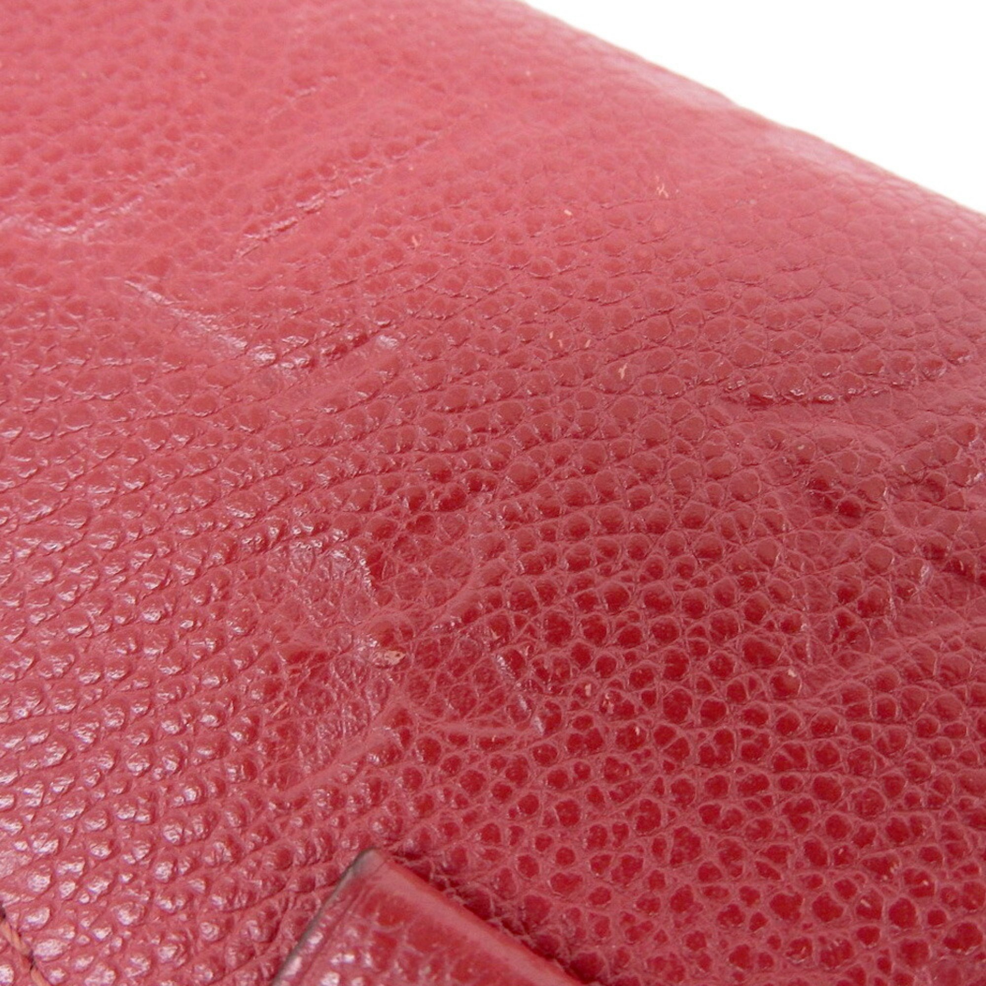 Louis Vuitton LOUIS VUITTON Monogram Implant Portefeuille Metis Long Wallet Scarlet M63728