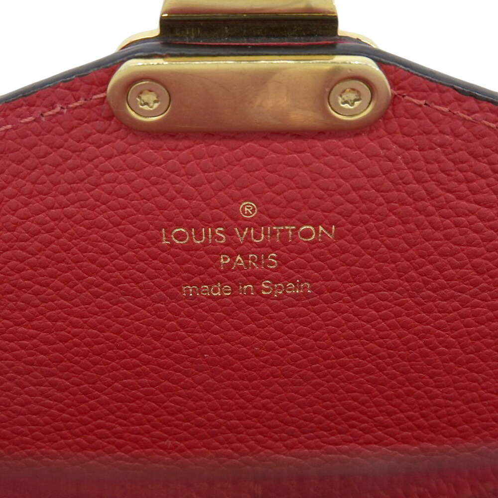 Louis Vuitton LOUIS VUITTON Monogram Implant Portefeuille Metis Long Wallet  Scarlet M63728