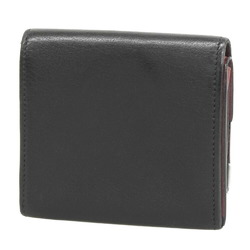 Cartier CARTIER coin purse case leather black