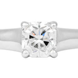 Tiffany Tiffany&Co Diamond 0.62ct(H/VS2) Lucida Ring Pt950 #10.5 Solitaire