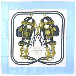 Hermes HERMES Scarf Carre 90 BRIDES de GALA Silk Light Blue/Multicolor Ladies