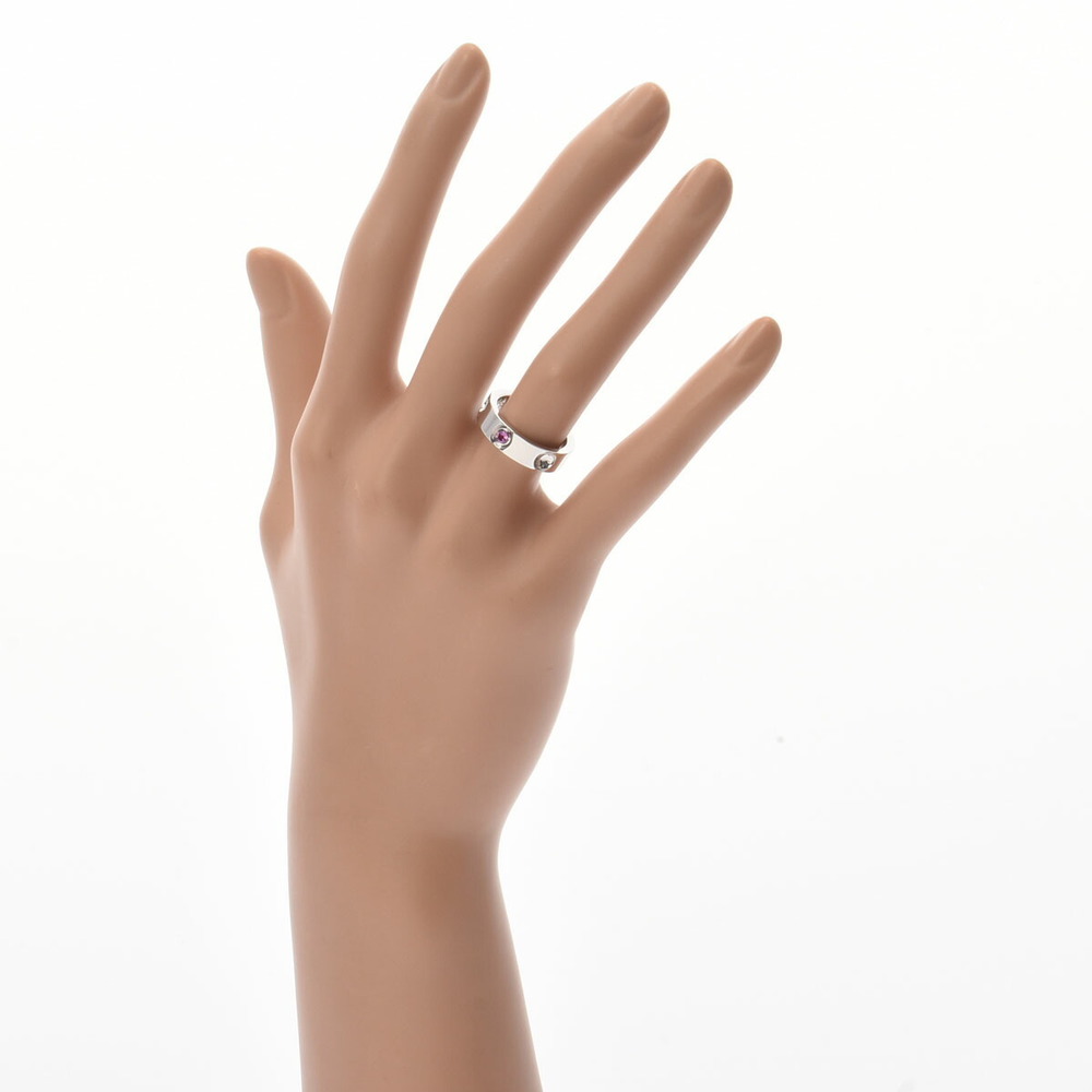 LOUIS VUITTON Louis Vuitton Petit Berg Emplant Ring #48 8.5 Women's K18  White Gold | eLADY Globazone