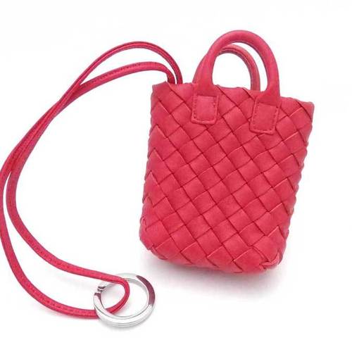 Bottega Veneta BOTTEGAVENETA Charm Key Ring Case Intrecciato