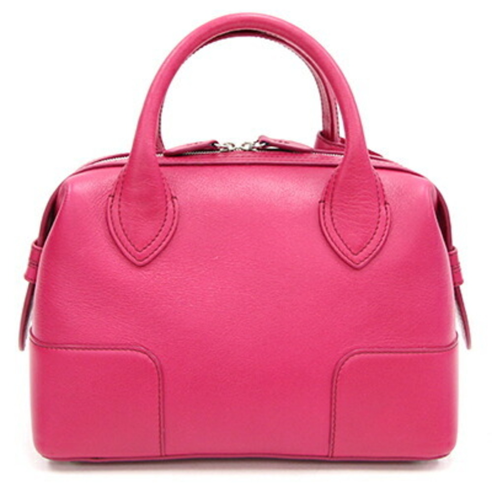 J&M Davidson Handbag BAULETTO S Pink Leather Women's Shoulder Bag