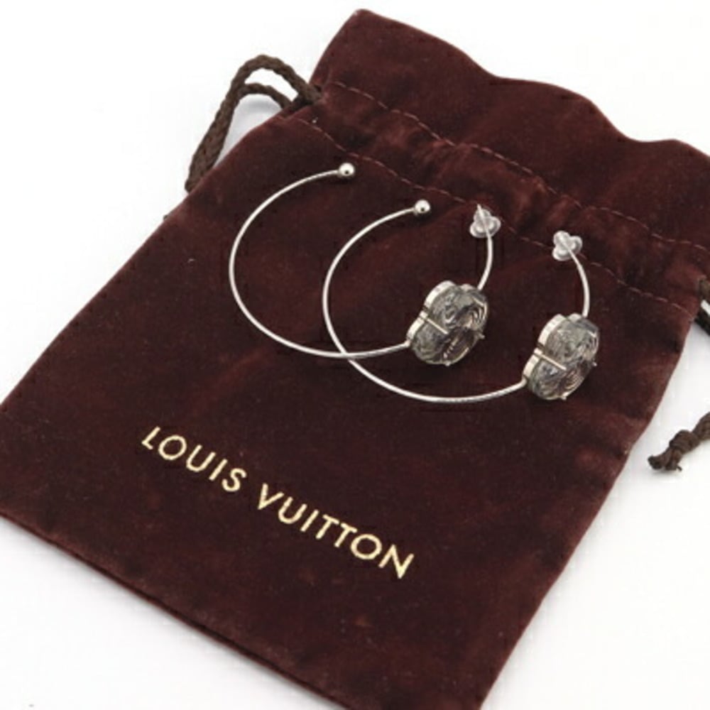 Louis Vuitton Creole Arafoli M65831 Hoop Earrings Brand Accessories Women's