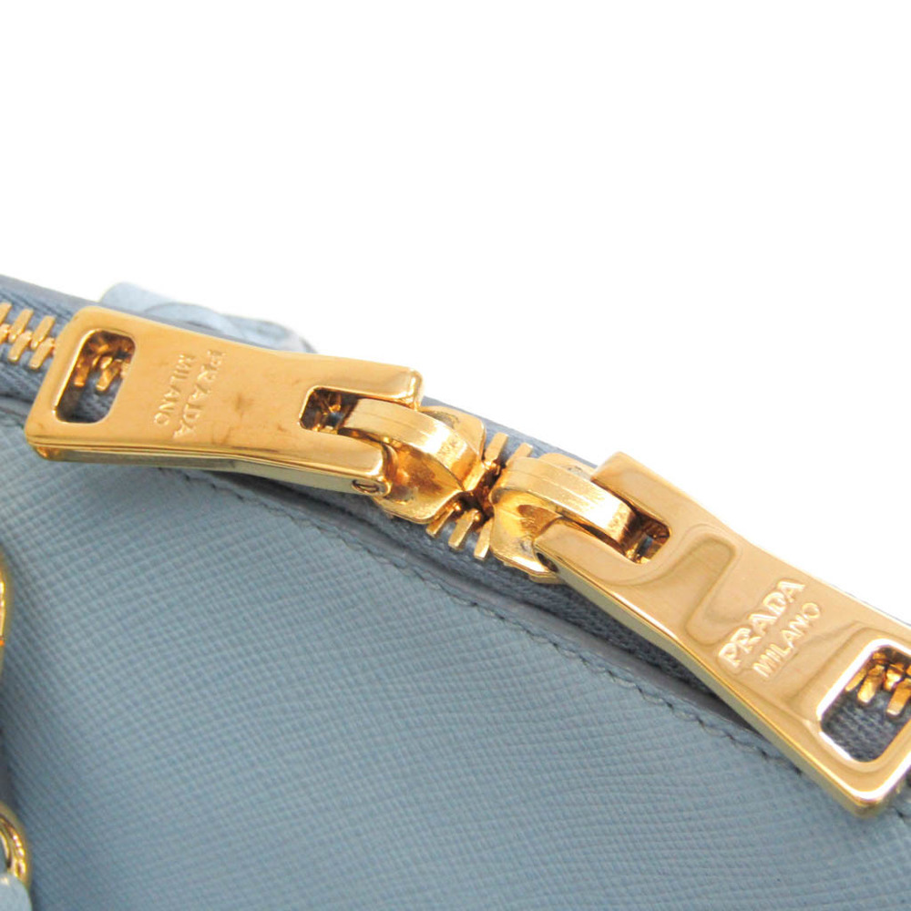 Prada BL0837 Women's Saffiano Lux Handbag,Shoulder Bag Astrale,Light Blue