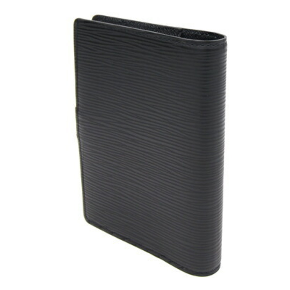 Louis Vuitton Notebook Cover Epi Agenda PM R20052 Noir Pocket Leather Men's  LOUIS VUITTON