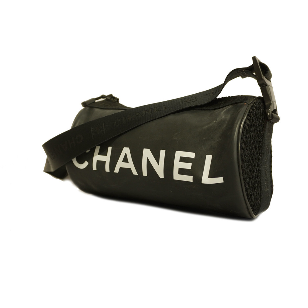 Etablere omfatte rim Auth Chanel Sport Sports Line Women's Nylon,Rubber Shoulder Bag Black |  eLADY Globazone