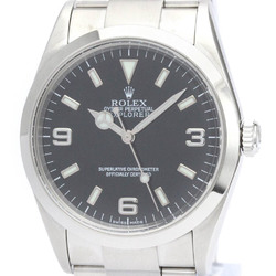 Polished ROLEX Explorer I P Serial Steel Automatic  Mens Watch 114270 BF559171