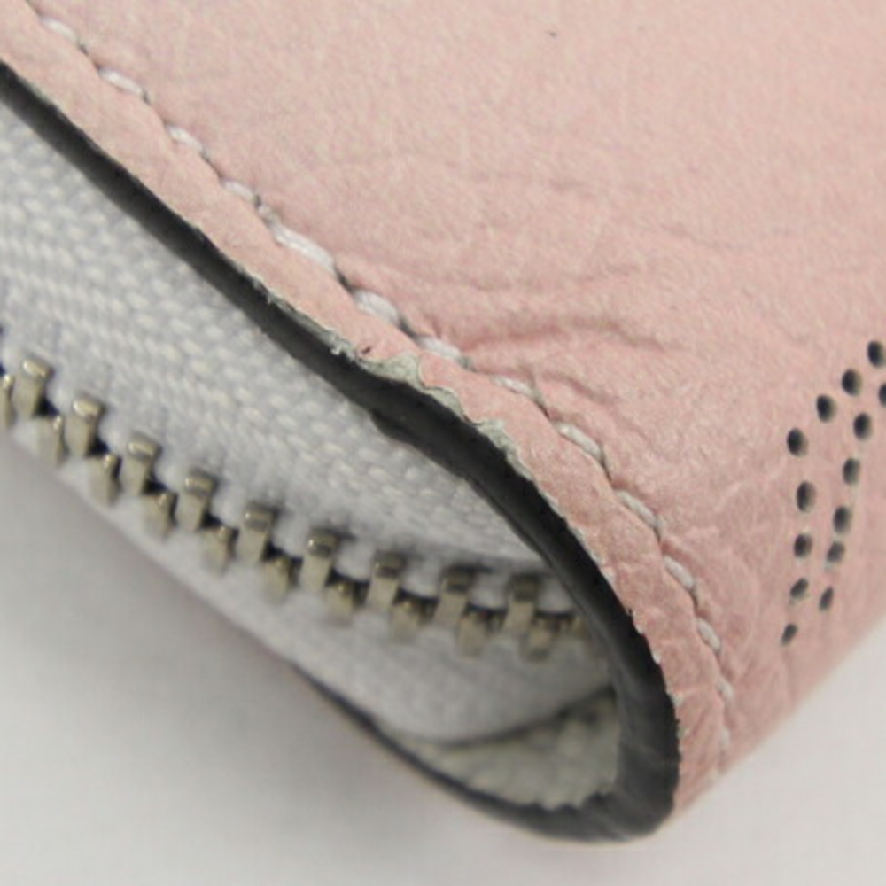 LOUIS VUITTON purse M80490 Zippy wallet Monogram Mahina pink pink