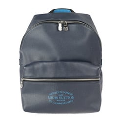 LOUIS VUITTON Louis Vuitton Discovery Backpack PM Daypack M30359 Taiga Blue Marine Silver Metal Fittings