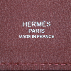 HERMES Hermes ALINE MINI Aline Mini Shoulder Bag Vaux Swift Rouge Ash Silver Hardware Pochette C Engraved