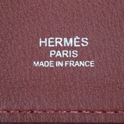 HERMES Hermes ALINE MINI Aline Mini Shoulder Bag Vaux Swift Rouge Ash Silver Hardware Pochette C Engraved