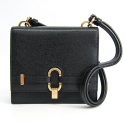 Gucci 005-0802 Women's Leather Handbag Black