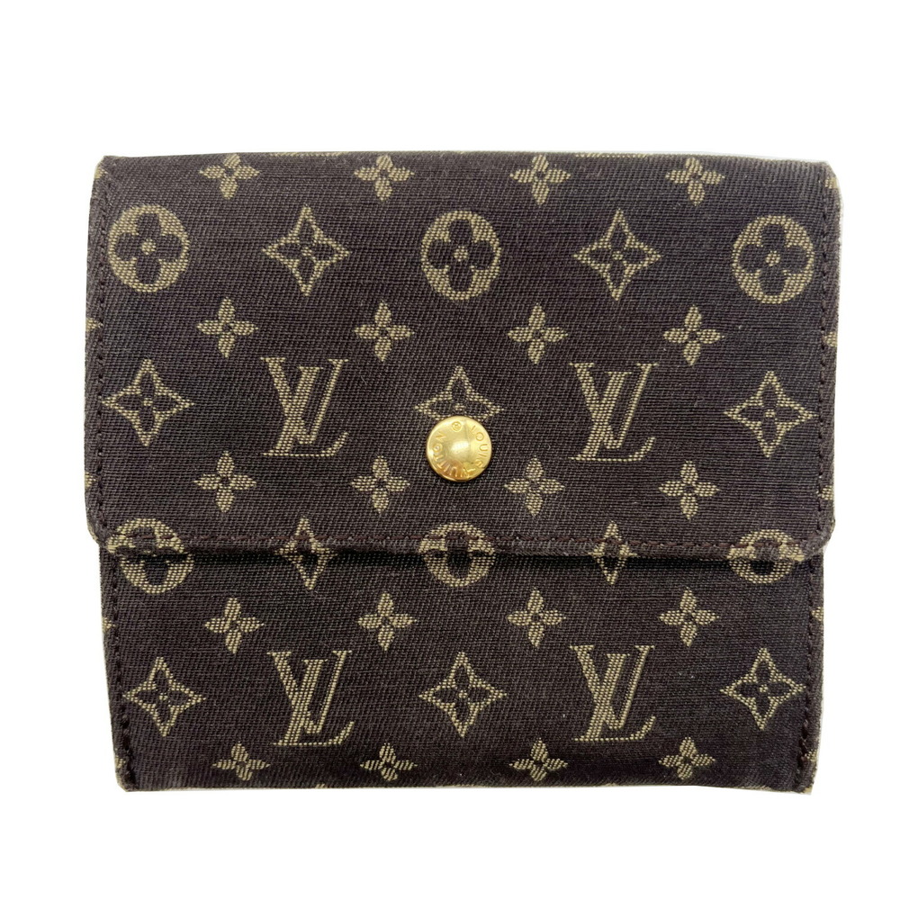 LOUIS VUITTON Louis Vuitton Portefeuille Elise W Hook Wallet Monogram  Minilan M95233 Men's Women's
