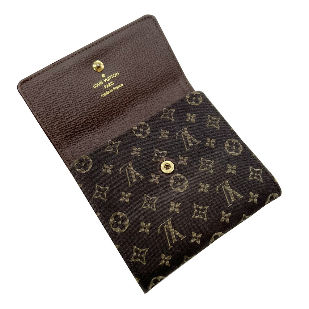 LOUIS VUITTON Louis Vuitton Portefeuille Elise W Hook Wallet Monogram  Minilan M95233 Men's Women's