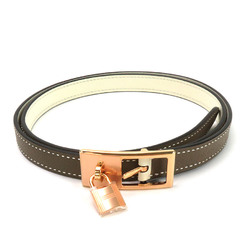 Hermes Kelly Belt , Brown, 80