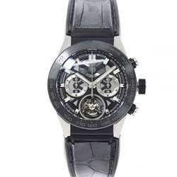 Tag Heuer TAG HEUER Carrera caliber T02 tourbillon CAR5A8Y chronograph men's watch skeleton automatic self-winding