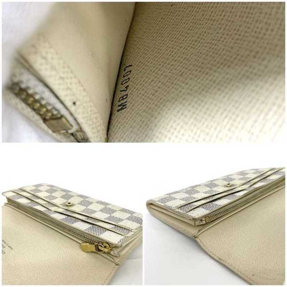 Louis Vuitton Long Wallet Portefeuille Sarah Gray White Damier