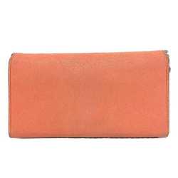 Stella McCartney Folio Long Wallet Salmon Pink Falabella 235642 Polyester Leather STELLA McCARTNEY Chain Women's