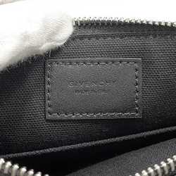 Givenchy clutch bag gray black blue BK604PK0SW 449 jacquard canvas leather GIVENCHY