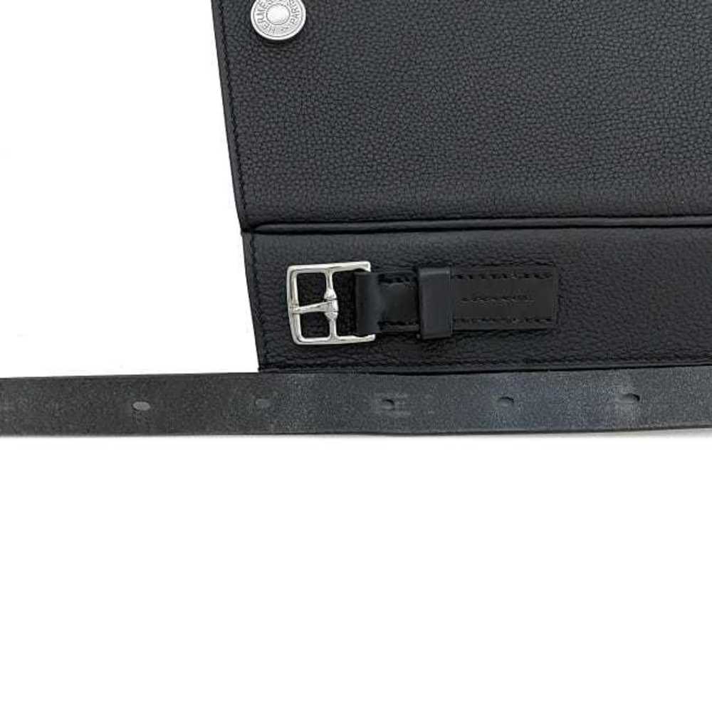 Hermes Backpocket Pochette 30 Detachable Black Togo Palladium Hardware