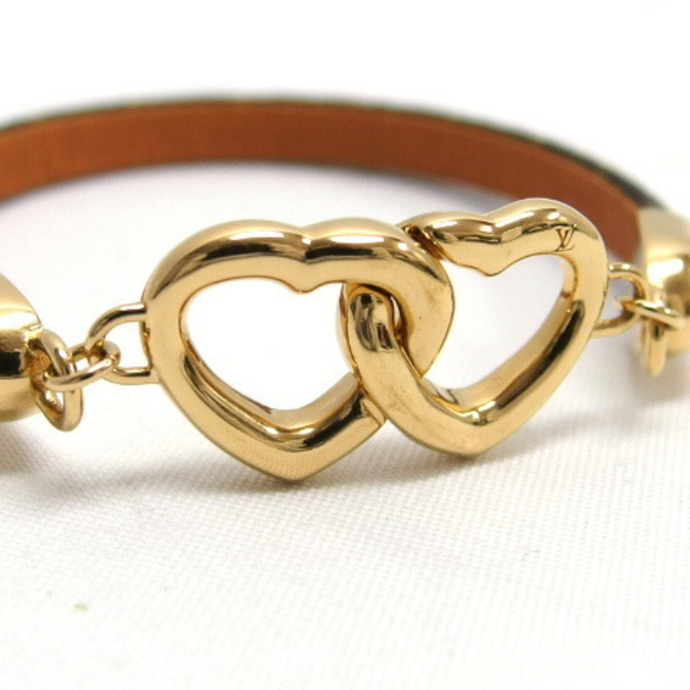 Louis Vuitton, Jewelry, Louis Vuitton Say Yes Leather Heart Logo Bracelet