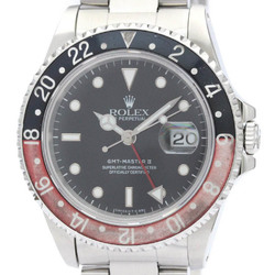 Polished ROLEX GMT Master II X Serial Steel Automatic Mens Watch 16710 BF547893
