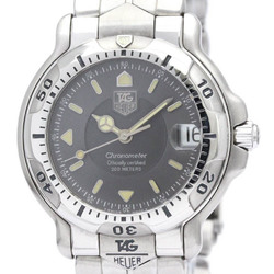 Polished TAG HEUER 6000 Chronometer Steel Automatic Mens Watch WH5212 BF559400