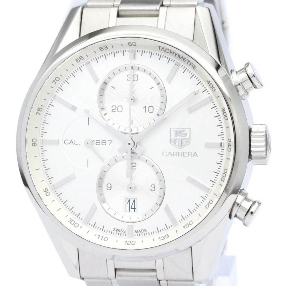 Polished TAG HEUER Carerra Calibre 1887 Steel Automatic Watch CAR2111 BF559379